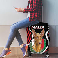 Malta Luggage Cover Pharaoh Hound In Coat Of Arms - Wonder Print Shop