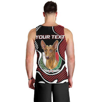 Personalized Malta Men Tank Top Pharaoh Hound In Coat Of Arms - Wonder Print Shop