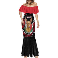 Personalized Malta Mermaid Dress Pharaoh Hound In Coat Of Arms - Wonder Print Shop
