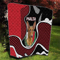 Malta Quilt Pharaoh Hound In Coat Of Arms - Wonder Print Shop
