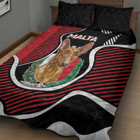 Malta Quilt Bed Set Pharaoh Hound In Coat Of Arms - Wonder Print Shop