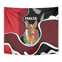 Malta Tapestry Pharaoh Hound In Coat Of Arms - Wonder Print Shop