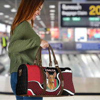 Malta Travel Bag Pharaoh Hound In Coat Of Arms - Wonder Print Shop