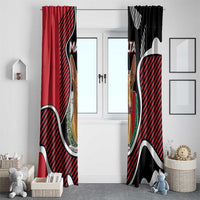 Malta Window Curtain Pharaoh Hound In Coat Of Arms - Wonder Print Shop