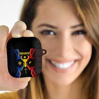 Moldova AirPods Case The Aurochs Symbol With Patterns - Wonder Print Shop