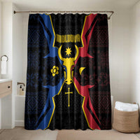 Moldova Bathroom Set The Aurochs Symbol With Patterns - Wonder Print Shop