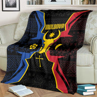 Moldova Blanket The Aurochs Symbol With Patterns - Wonder Print Shop
