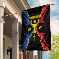 Moldova Garden Flag The Aurochs Symbol With Patterns - Wonder Print Shop