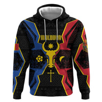 Personalized Moldova Hoodie The Aurochs Symbol With Patterns - Wonder Print Shop