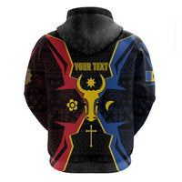Personalized Moldova Hoodie The Aurochs Symbol With Patterns - Wonder Print Shop
