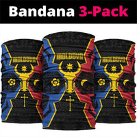 Moldova Neck Gaiter The Aurochs Symbol With Patterns - Wonder Print Shop