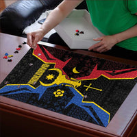 Moldova Puzzle The Aurochs Symbol With Patterns - Wonder Print Shop