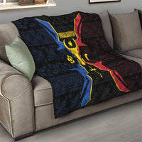 Moldova Quilt The Aurochs Symbol With Patterns - Wonder Print Shop