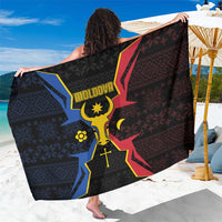 Moldova Sarong The Aurochs Symbol With Patterns - Wonder Print Shop