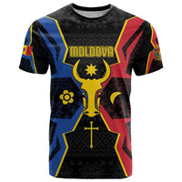 Personalized Moldova T Shirt The Aurochs Symbol With Patterns - Wonder Print Shop