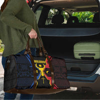 Moldova Travel Bag The Aurochs Symbol With Patterns - Wonder Print Shop