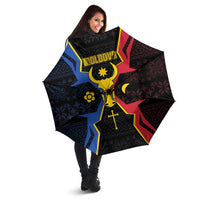 Moldova Umbrella The Aurochs Symbol With Patterns - Wonder Print Shop