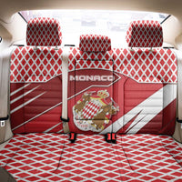 Monaco Back Car Seat Cover Coat Of Arms Unique Style - Wonder Print Shop