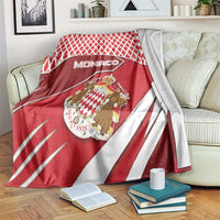Monaco Blanket Coat Of Arms Unique Style - Wonder Print Shop