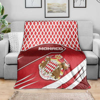 Monaco Blanket Coat Of Arms Unique Style - Wonder Print Shop