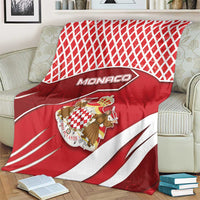 Monaco Blanket Coat Of Arms Unique Style - Wonder Print Shop