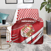 Monaco Blanket Coat Of Arms Unique Style - Wonder Print Shop