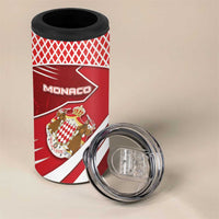 Personalized Monaco 4 in 1 Can Cooler Tumbler Coat Of Arms Unique Style - Wonder Print Shop