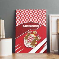 Monaco Canvas Wall Art Coat Of Arms Unique Style - Wonder Print Shop