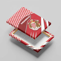 Monaco Canvas Wall Art Coat Of Arms Unique Style - Wonder Print Shop