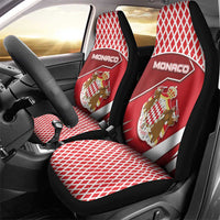 Monaco Car Seat Cover Coat Of Arms Unique Style - Wonder Print Shop