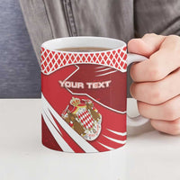 Personalized Monaco Ceramic Mug Coat Of Arms Unique Style - Wonder Print Shop