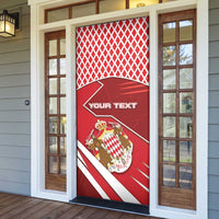 Monaco Door Cover Coat Of Arms Unique Style - Wonder Print Shop