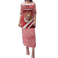 Personalized Monaco Family Matching Puletasi and Hawaiian Shirt Coat Of Arms Unique Style - Wonder Print Shop