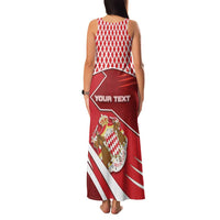 Personalized Monaco Family Matching Tank Maxi Dress and Hawaiian Shirt Coat Of Arms Unique Style - Wonder Print Shop