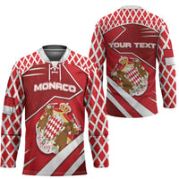 Personalized Monaco Hockey Jersey Coat Of Arms Unique Style - Wonder Print Shop