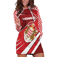 Personalized Monaco Hoodie Dress Coat Of Arms Unique Style - Wonder Print Shop