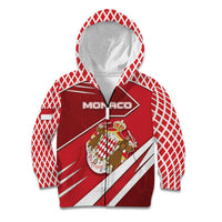 Personalized Monaco Kid Hoodie Coat Of Arms Unique Style - Wonder Print Shop