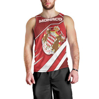 Personalized Monaco Men Tank Top Coat Of Arms Unique Style - Wonder Print Shop