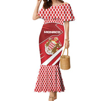 Personalized Monaco Mermaid Dress Coat Of Arms Unique Style - Wonder Print Shop