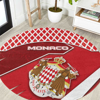 Monaco Round Carpet Coat Of Arms Unique Style - Wonder Print Shop