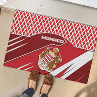 Monaco Rubber Doormat Coat Of Arms Unique Style - Wonder Print Shop