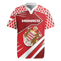 Personalized Monaco Rugby Jersey Coat Of Arms Unique Style - Wonder Print Shop