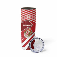 Personalized Monaco Skinny Tumbler Coat Of Arms Unique Style - Wonder Print Shop