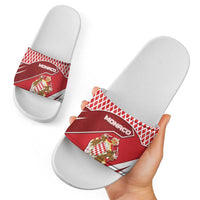 Monaco Slide Sandals Coat Of Arms Unique Style - Wonder Print Shop