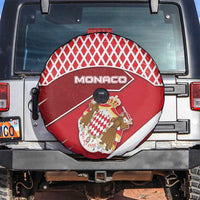 Monaco Spare Tire Cover Coat Of Arms Unique Style - Wonder Print Shop