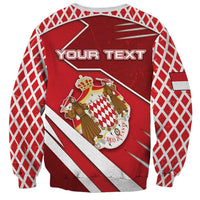 Personalized Monaco Sweatshirt Coat Of Arms Unique Style - Wonder Print Shop