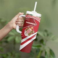 Personalized Monaco Tumbler With Handle Coat Of Arms Unique Style - Wonder Print Shop