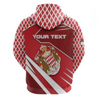 Personalized Monaco Zip Hoodie Coat Of Arms Unique Style - Wonder Print Shop