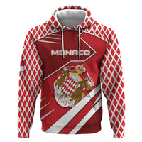 Personalized Monaco Zip Hoodie Coat Of Arms Unique Style - Wonder Print Shop