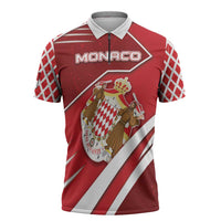 Personalized Monaco Zipper Polo Shirt Coat Of Arms Unique Style - Wonder Print Shop